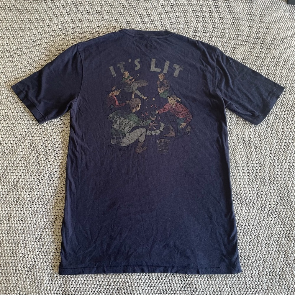 The North Face “It’s Lit” camping graphic t-shirt